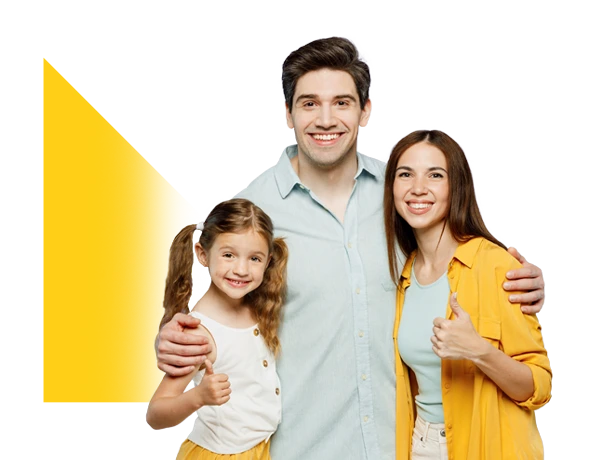 Familia solicita un seguro Colsubsidio para su hogar